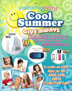 Californiaberry Cool Summer Giveaways